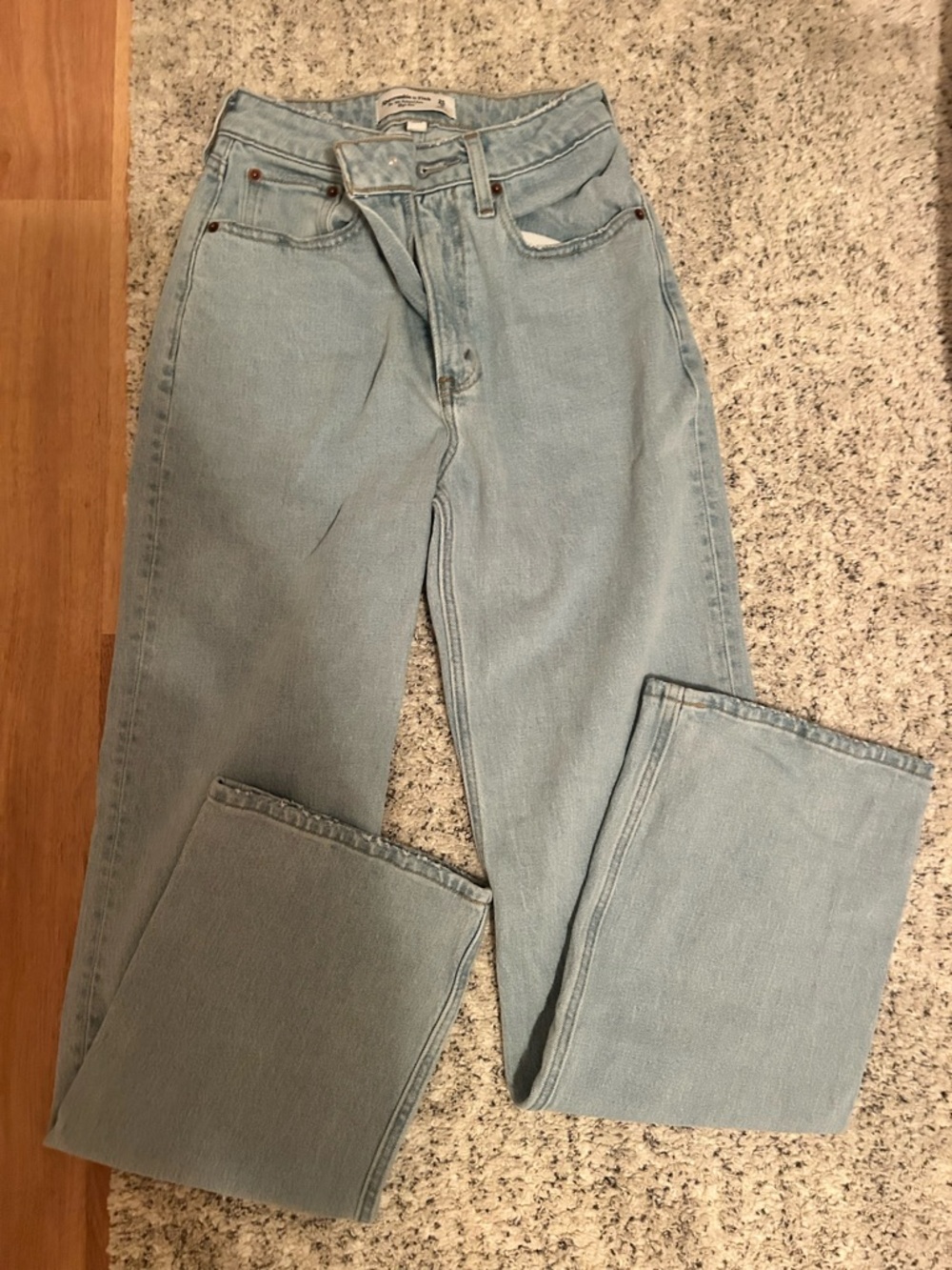 Abercrombie curve love high rise 90s relaxed jeans